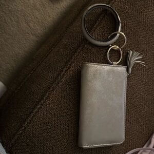 Gold wristlet . Only used once